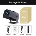 2024HY320 android搭載プロジェクター1080P 家庭用 小型 4K対応 フルHD ホームプロジェクター 台形補正/天井投影/ズーム機能/Bluetooth対応 SKU:IPC09252024069 - 画像 (5)