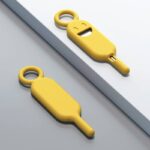 シリコン製 リリースピン 紛失防止 収納ケース 紛失防止 キーホルダー 携帯便利 リリースピン SIMカード スマホ用 交換パーツ 取り出しピン 抜き出し iphone/android対応 SIMカード リリースピン  紛失防止 キーホルダー 全6色 SKU:IL-IPC06262024001 - Image 6