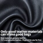 ショルダーバッグ レディースバッグ 本革斜めがけバッグ 22*8*20CM 通勤バッグ 小物収納 財布 本革ミニバッグ 肩掛け 黒色 SKU:IPC01072025003 - Image 4