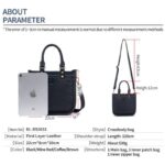 ショルダーバッグ レディースバッグ 本革斜めがけバッグ 22*8*20CM 通勤バッグ 小物収納 財布 本革ミニバッグ 肩掛け 黒色 SKU:IPC01072025003 - Image 15