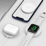 3in1ワイヤレス充電器 Apple watch &Air Pods充電可能 PD15Wワイヤレス充電  15W 快速充電器 magsafe充電器  SKU:IPC01092025010