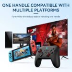 ワイヤレス Switch用 コントローラーPS4  無線コントローラー 連射/振動レベル調整/ジャイロセンサー/bluetooth接続  Switch/Switch lite対応 switch proコントローラー 全4色 SKU:IPC01092025019 - 画像 (14)