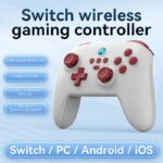 ワイヤレス Switch用 コントローラーPS4  無線コントローラー 連射/振動レベル調整/ジャイロセンサー/bluetooth接続  Switch/Switch lite対応 switch proコントローラー 全4色 SKU:IPC01092025019 - 画像 (11)