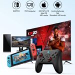 ワイヤレス Switch用 コントローラーPS4  無線コントローラー 連射/振動レベル調整/ジャイロセンサー/bluetooth接続  Switch/Switch lite対応 switch proコントローラー 全4色 SKU:IPC01092025019 - 画像 (4)