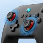 ワイヤレス Switch用 コントローラーPS4  無線コントローラー 連射/振動レベル調整/ジャイロセンサー/bluetooth接続  Switch/Switch lite対応 switch proコントローラー 全4色 SKU:IPC01092025019 - 画像 (2)