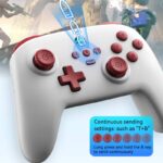 ワイヤレス Switch用 コントローラーPS4  無線コントローラー 連射/振動レベル調整/ジャイロセンサー/bluetooth接続  Switch/Switch lite対応 switch proコントローラー 全4色 SKU:IPC01092025019 - 画像 (21)