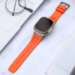 Apple Watch 高品質 FKM ラバー フッ素ゴム ラバー ベルト 耐熱性 耐油性 強力通気性アップルウォッチ バンド ベルト Apple Watch 交換ベルト42mm 44mm 45mm 46mm 49mm  全5色 SKU:IPC01122025008 - 画像 (15)