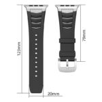 Apple Watch 高品質 FKM ラバー フッ素ゴム ラバー ベルト 耐熱性 耐油性 強力通気性アップルウォッチ バンド ベルト Apple Watch 交換ベルト42mm 44mm 45mm 46mm 49mm  全5色 SKU:IPC01122025008 - 画像 (17)