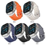 Apple Watch 高品質 FKM ラバー フッ素ゴム ラバー ベルト 耐熱性 耐油性 強力通気性アップルウォッチ バンド ベルト Apple Watch 交換ベルト42mm 44mm 45mm 46mm 49mm  全5色 SKU:IPC01122025008 - 画像 (10)