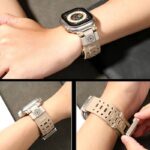アロマテラピー付き  シリコン製 ベルト アップルウォッチ バンド ベルト Apple Watch 42/44/45/46/49mm 交換ベルト 全12色 SKU:IPC01122025009 - 画像 (15)