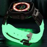 アロマテラピー付き  シリコン製 ベルト アップルウォッチ バンド ベルト Apple Watch 42/44/45/46/49mm 交換ベルト 全12色 SKU:IPC01122025009 - 画像 (4)