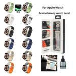 アロマテラピー付き  シリコン製 ベルト アップルウォッチ バンド ベルト Apple Watch 42/44/45/46/49mm 交換ベルト 全12色 SKU:IPC01122025009 - 画像 (10)