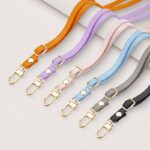 合皮 ショルダー ストラップ  ストラップ PU合成 ストラップ 肩掛け ストラップホルダー長さ約70cm〜140cm 幅約0.9cm  調節可能 携帯ストラップ ショルダーストラップ 携帯ショルダー 全6色 SKU:IPC01122025020