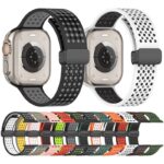 Apple Watch 42/44/45/49mm アップルウォッチ バンド ベルト シリコン製 マグネット式 バンド 38/40/41mm 交換用バンド 全11色 SKU:IPC01132024021LS - 画像 (4)