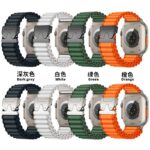 Apple Watch42/44/45/49mm ナイロン製バンド ベルト アップルウォッチ バンド ベルト 金具黒色・銀色 Apple Watch  ナイロン製 交換ベルト 全4色 SKU:IPC01132025014 - 画像 (9)