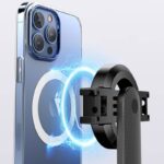 P07MAX  Magsafe対応 三脚ホルダー リモコン付きー 自撮りライト付き アルミニウム合金 伸縮調整可能 三脚ホルダー スタンド 140cm まで伸びる 自撮り棒  全2色 SKU:IPC01132025034 - Image 9
