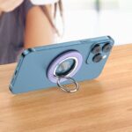 単面/両面マグネット式 アルミ合金製  スマホ スタンド  Magsafe対応アクセサリー 折り畳式 マグネット式 スマートフォン リングホルダー 全5色 SKU:IPC01242024003LT - Image 5