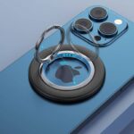 単面/両面マグネット式 アルミ合金製  スマホ スタンド  Magsafe対応アクセサリー 折り畳式 マグネット式 スマートフォン リングホルダー 全5色 SKU:IPC01242024003LT - Image 3