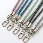 ストラップシート付属  紐 7mm*65cm 肩掛け  ストラップホルダー  携帯ストラップ ショルダーストラップ 携帯ショルダー 全5色 SKU:IPC0132024001 - Image 4