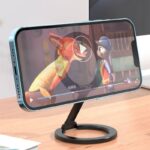 両面マグネット式 アルミ合金製 スマホ スタンド Magsafe対応アクセサリー 折り畳式 マグネット式 スマートフォン リングホルダー 全3色  SKU:IPC0132024007 - Image 8