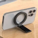 折り畳式 マグネット式 スマホ スタンド Magsafe対応 スマートフォン リングホルダー360度回転可能 スタンドホルダー  SKU:IPC0132024009 - Image 6