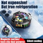 磁気式 スマホ散熱器 P66 スマホ冷却ファン タブレット 冷却ファン iPhone/iPad 冷却  半導体 Magsafe スマホ散熱器 携帯クーラー SKU:IPC0132024014