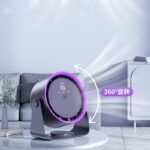 壁掛け扇風機 100段高速大風量 卓上扇風機 3600mAh内臓バッテリーアウトドア ファン ミニ扇風機 熱中症対策  全2色 SKU:IPC0132024021 - 画像 (13)