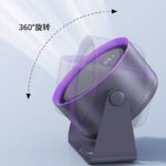 壁掛け扇風機 100段高速大風量 卓上扇風機 3600mAh内臓バッテリーアウトドア ファン ミニ扇風機 熱中症対策  全2色 SKU:IPC0132024021 - 画像 (11)