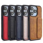 iPhone15 背面型ケース 15Pro PUレザー ケース iPhone15Pro max PU合成革 レザー ケース スマホケース 全5色 SKU:IPC0132024022 - Image 2