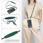 iPhone15 背面型ケース ショルダーストラップ付きケース15Pro PUレザー ケース iPhone15Pro max PU合成革 レザー ケース スマホケース 全3色 SKU:IPC0132024029 - Image 11