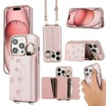 iPhone15 背面型ケース ショルダーストラップ付きケース15Pro PUレザー ケース iPhone15Pro max PU合成革 レザー ケース スマホケース 全3色 SKU:IPC0132024032 - Image 10