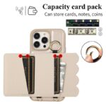 iPhone15 背面型ケース ショルダーストラップ付きケース15Pro PUレザー ケース iPhone15Pro max PU合成革 レザー ケース スマホケース 全3色 SKU:IPC0132024032 - Image 4