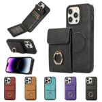 iPhone15 2in1背面型ケース マグネット式 iPhone15pro PUレザー ケース  iPhone15Pro max PU合成革 レザー ケース スマホケース 全4色 SKU:IPC0132024033 - Image 2