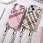 iPhone15 背面型ケース ショルダーストラップ付きケース  iPhone15Pro PUレザー ケース  iPhone15Pro max PU合成革 レザー ケース スマホケース  全5色 SKU:IPC0132024050 - Image 2