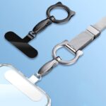 首掛け スマホ 斜めがけ metal hook フック スマホストラップ用 ショルダーストラップ ポーチフック 携帯ストラップ用 金具 全3色 SKU:IPC02102025014LS - Image 2