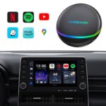 【技適取得済】ottocast S47 CarPlay AI Box ワイヤレスアダプター Wireless CarPlay Adapter  Apple Carplay Androidボックス Android 12.0 カーナビでYouTube/Netflixなど動画視聴可能 SKU:IPC02102025028LS - 画像 (3)