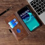 Aquos Wish4/SH-52E 手帳型ケース Aquos 多機種対応 PUレザーケース Aquos Sense9 手帳型ケース スタンド機能付き スマホケース 全6色 SKU:IPC02122025013 - Image 2