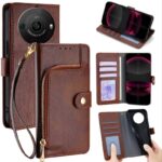 Aquos Wish4/SH-52E 手帳型ケース Aquos 多機種対応 PUレザーケース Aquos Sense9 手帳型ケース スタンド機能付き スマホケース 全4色 SKU:IPC02122025015