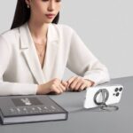 両面強磁力 MagSafe対応 スマホリング 360度回転 マグネット式 マグセーフ iPhoneリングホルダー バンカーリング 角度調整 スタンド  全3色 SKU:IPC02122025033 - 画像 (9)