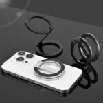 両面強磁力 MagSafe対応 スマホリング 360度回転 マグネット式 マグセーフ iPhoneリングホルダー バンカーリング 角度調整 スタンド  全3色 SKU:IPC02122025033 - 画像 (4)
