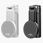 mini 三脚ホルダー  Magsafe対応 三脚ホルダー  マグネット式 三脚ホルダー 伸縮調整可能 三脚ホルダー スタンド  自撮り棒 全2色 SKU:IPC02172025004LS - 画像 (5)