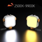 両面デザイン クリップ式 補光ライト コンパクト収納可能  自撮り用ライト スマホ撮影補助 LEDライト 撮影用 照明 SKU:IPC02172025007LS - 画像 (10)