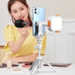 両面デザイン クリップ式 補光ライト コンパクト収納可能  自撮り用ライト スマホ撮影補助 LEDライト 撮影用 照明 SKU:IPC02172025007LS - 画像 (7)