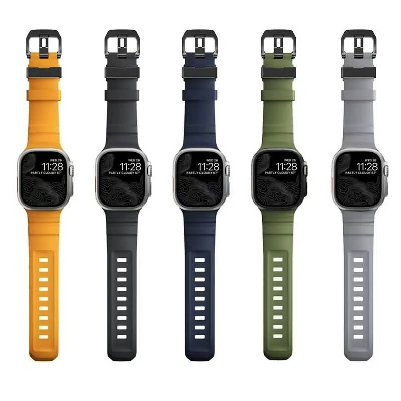 IPC02172025027LS-11.jpg 42/44/45/46/49mm シリコン製 ベルト アップルウォッチ バンド ベルト 金具2色 Apple Watch 交換ベルト 全13色 SKU:IPC02172025027LS - Image 1