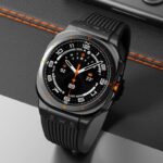 Galaxy Watch 7 Ultra  47mm シリコン バンド腕時計 交換バンドGalaxy Watch 7 Ultra スマートウォッチ 交換ベルト 金具銀色・黒色   全5色 SKU:IPC02222025019LS - 画像 (4)