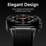 Galaxy Watch 7 Ultra  47mm シリコン バンド腕時計 交換バンドGalaxy Watch 7 Ultra スマートウォッチ 交換ベルト 金具銀色・黒色   全5色 SKU:IPC02222025019LS - 画像 (11)