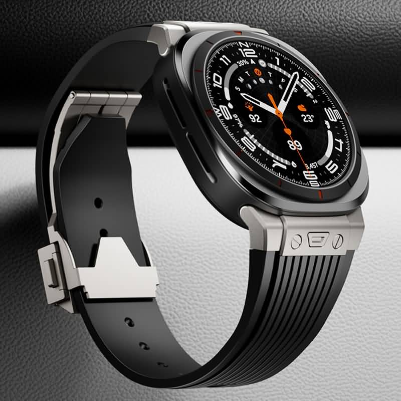 IPC02222025019LS-18.jpg Galaxy Watch 7 Ultra 47mm シリコン バンド腕時計 交換バンドGalaxy Watch 7 Ultra スマートウォッチ 交換ベルト 金具銀色・黒色 全5色 SKU:IPC02222025019LS - 画像 (1)