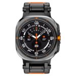 Galaxy Watch 7 Ultra シリコン バンド腕時計 交換バンド Galaxy Watch 7 Ultra スマートウォッチ 交換ベルト 金具銀色・黒色   全6色 SKU:IPC02222025020LS - 画像 (9)
