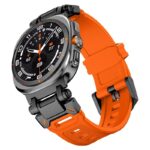 Galaxy Watch 7 Ultra シリコン バンド腕時計 交換バンド Galaxy Watch 7 Ultra スマートウォッチ 交換ベルト 金具銀色・黒色   全6色 SKU:IPC02222025020LS - 画像 (7)