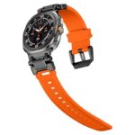 Galaxy Watch 7 Ultra シリコン バンド腕時計 交換バンド Galaxy Watch 7 Ultra スマートウォッチ 交換ベルト 金具銀色・黒色   全6色 SKU:IPC02222025020LS - 画像 (6)